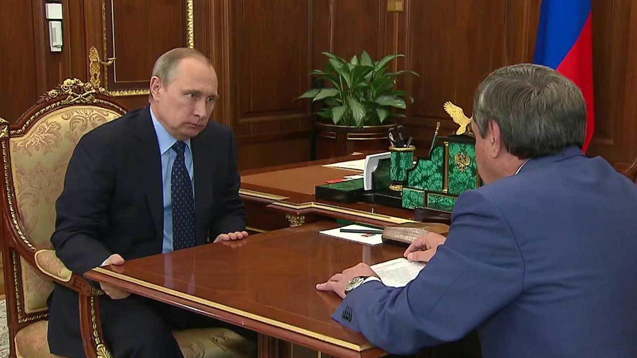 Состоялась рабочая встреча президента РФ с губернатором Новосибирской области