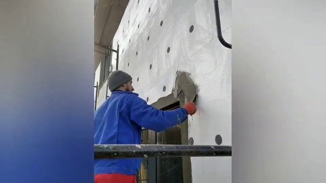 Утеплення фасаду пінопластом