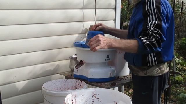 Как выжать сок из винограда. Соковыжималка 