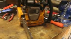 McCULLOCH 3818 chainsaw startup