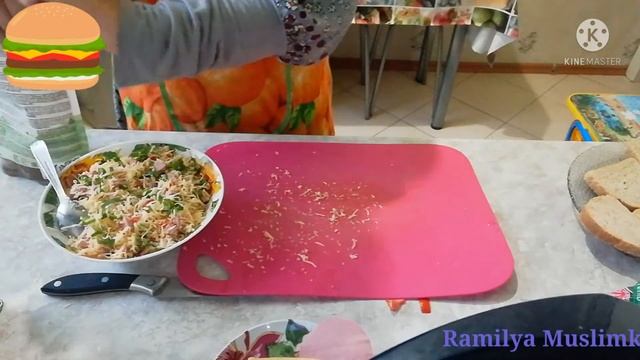 горячие и вкусные бутерброды, за пару минут. #ГорячиеБутерброды #халяль