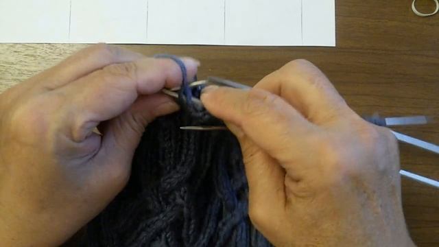 Мужская шапка спицами.Часть2.Men's hat with knitting needles.Part2. смотреть онлайн