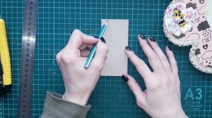 Как сделать ножку для фоторамки нестандартной формы.  Скрапбукинг для начинающих