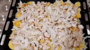 ▶️КУРИНОЕ ФИЛЕ С КАРТОФЕЛЕМ В ДУХОВКЕ, ЗАПЕКАНКА,БЫСТРЫЙ УЖИН БЕЗ ХЛОПОТ!?