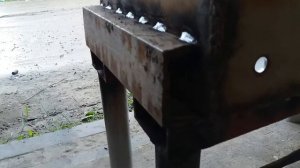 20170703 175228 Мангал из нержавейки 2 мм. Магнитная