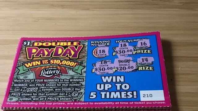 My biggest win ever on a $1 ticket! смотреть онлайн