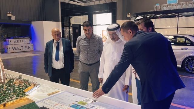 His Highness Sheikh Hasher Al Maktoum visited the main office of the W.E.T.E.R project in Dubai