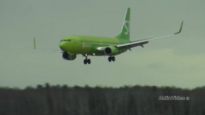 Сильный ветер в Домодедово 13.03.20. Уходы самолетов на второй круг.