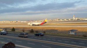 Asiana Airlines A330 Take Off (IST-ICN) - Ataturk Airport Istanbul