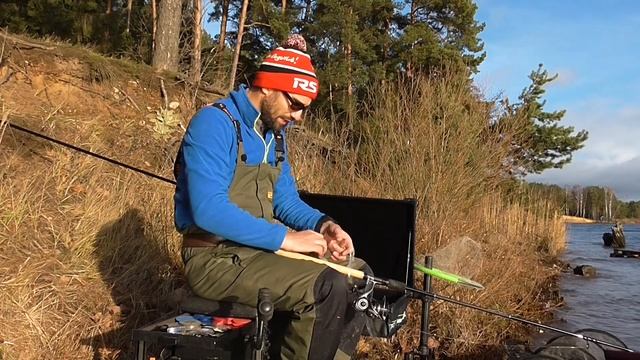 Рыбалка с фидером в декабре. Вилейское Водохранилище. смотреть онлайн