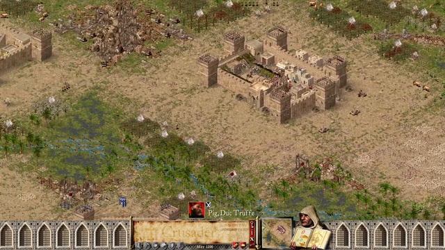 Stronghold Crusader - Spectacular AI Battles #042: 3 Richards vs. 3 Pigs смотреть онлайн