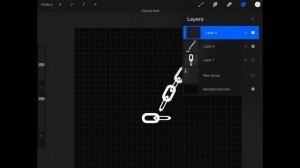 Creating a chain brush in Procreate