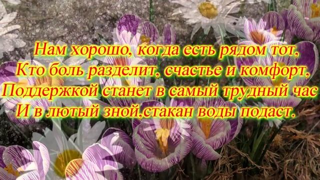 Подруга. Стихи Светланы  Дригунец. смотреть онлайн