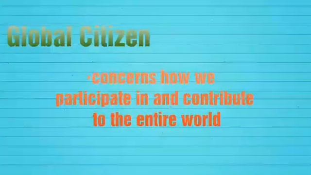 Digital Citizenship vs. Global Citizenship