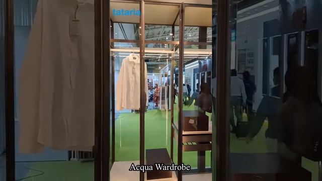 tataria Acqua wardrobe . Full Glass wardrobe .