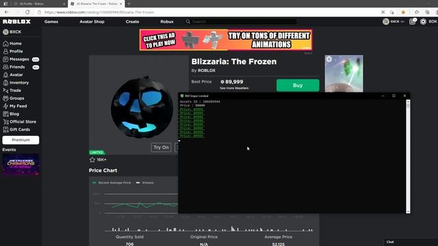 ROBLOX Limited Sniper | Free Snip смотреть онлайн