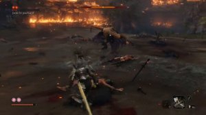 SEKIRO | BOSS: JUZOU THE  DRUNKARD with mods skin EXCALIBUR and dark soul