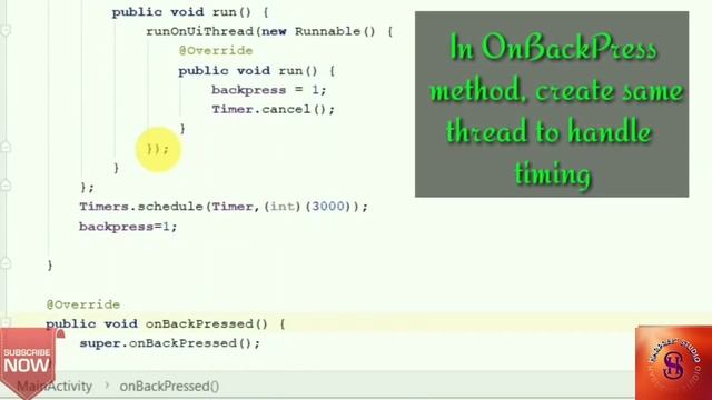 how to create double back press to exit the app with WebView смотреть онлайн