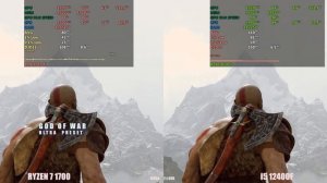 RTX 3070 Ti -  i5 12400 vs Ryzen 1700