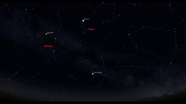 Ориентировка по Большой Медведице. Летне - осенний треугольник. смотреть онлайн