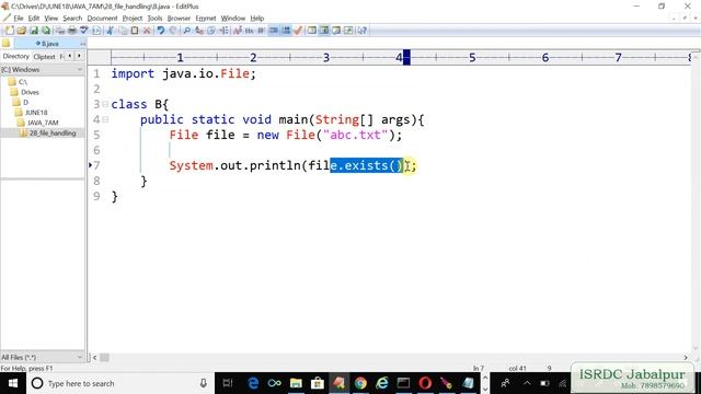 JAVA FILE HANDLING ~ PART - 2