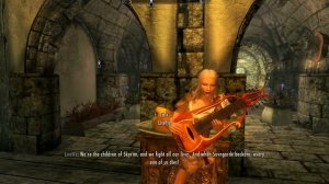 Skyrim pc game, Lisette bard sings The Age of Oppression