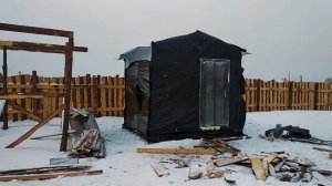 Бытовка своими руками. Стоимость строительства. Дешевый дом. Фундамент из газоблока!