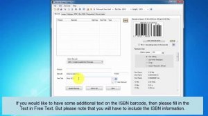 Create a ISBN barcode