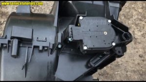 How to remove air flow flap positioning motor V71 ServoMotor VW Golf Mk4, Bora, Jetta, Skoda Octavi