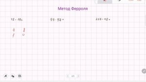 Различные способы умножения чисел.