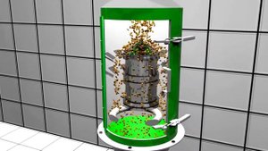 МГУПП: 3D модель магнитного сепаратора (устройство, принцип работы)