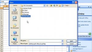 Microsoft Excel 2003 1-7 Membuka (Open) Workbook