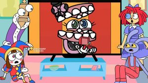 JAX REACTS to The Amazing Digital Circus GIRLS, But the COLORS are MISSING!
