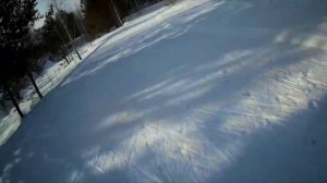 обзор трассы Юргамыш ( Курганская обл.) Съехал с огромной горы ?⛷️.оценка трассы .