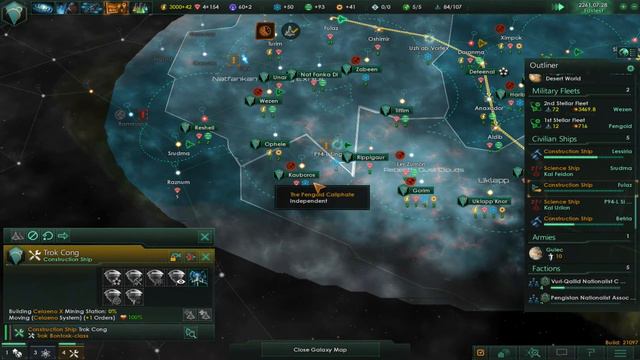 Stellaris Tutorial Gameplay - Space Penguins #11 Galaxy Conquest / Let's Play смотреть онлайн