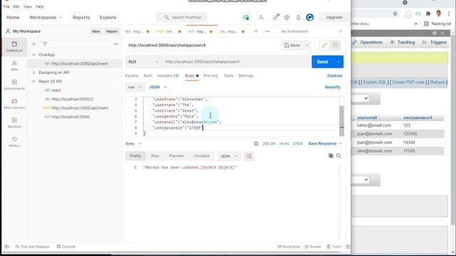 React JS crud - via POSTMAN смотреть онлайн