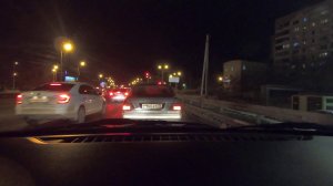 Ночная поездка на машине по Туле.
