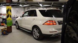 Дистанционный автозапуск Мерседес с ключа и телефона / на примере Мерседес ML W166