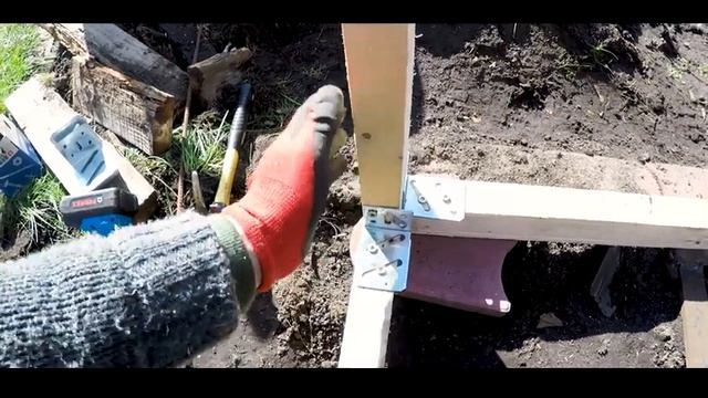 Дача в Германии. Каркасная теплица своими руками ч.1. смотреть онлайн