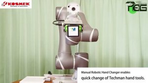 TM робот с ручной системой для смены инструмента SXR【KOSMEK】.mp4