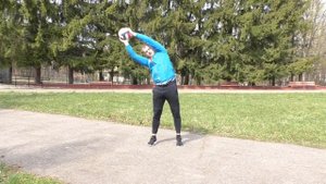 Утренняя зарядка с мячом