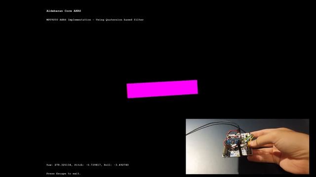 MPU9250 Quaternion Application with STM32 / visual 3D by PyGame - DEMO 2 смотреть онлайн