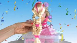 Большая кукла Барби Rapunzel или Barbie? Принцессы Disney Распаковка Барби Mattel с аксессуарами