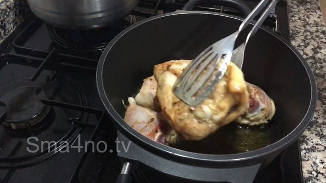 Самое вкусное ВТОРОЕ ИЗ КУРИЦЫ.  Куриные бедра в сливочном соусе.