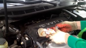 Toyota Camry 2,4 Замена масла на WINDIGO