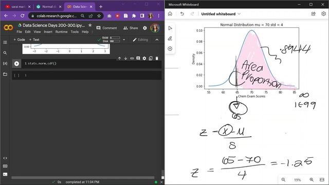 Day 295 Log Data Science Area Above a point with TI-83/84 & Python (and zscores) смотреть онлайн