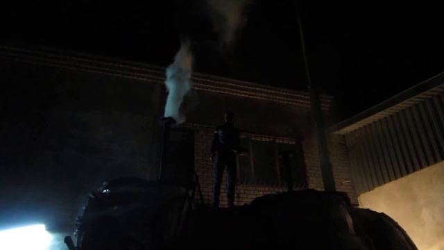 Углевыжигательная печь. Пошел пиролизный газ смотреть онлайн