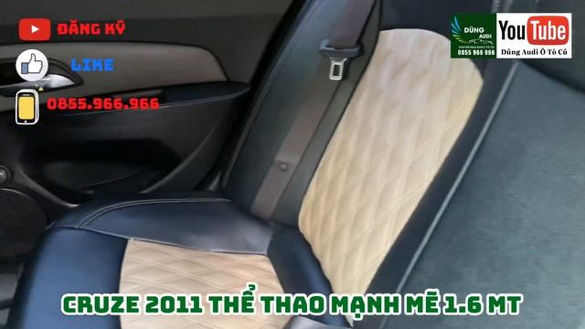 Chevrolet Cruze 2011 phom dáng thể thao mạnh mẽ 1.6 MT số sàn - Xe đẹp - Giá 285 tr - 0855 966 966 смотреть онлайн