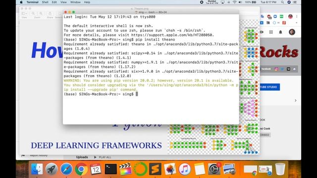 How to Install Theano in Python on Mac