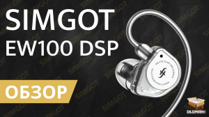 ОБЗОР SIMGOT EW100 DSP | ПРОВОДНЫЕ НАУШНИКИ С HI-RES И TYPE C